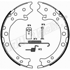 1044.026K fri.tech. Комплект тормозных колодок, стояночная тормозная с