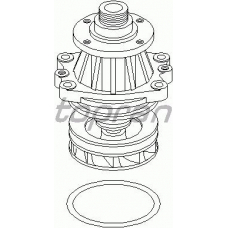 500 312 TOPRAN Водяной насос