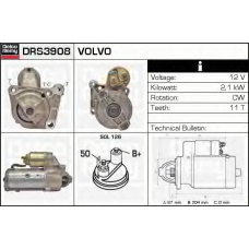 DRS3908 DELCO REMY Стартер