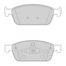 FD7575A NECTO Комплект тормозных колодок, дисковый тормоз