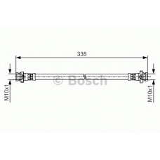 1 987 481 477 BOSCH Тормозной шланг