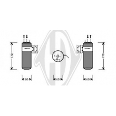 8262106 DIEDERICHS Осушитель, кондиционер