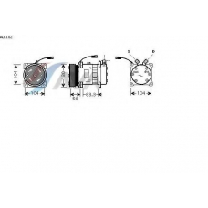 ALK102 AVA Компрессор, кондиционер