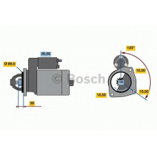 0 001 231 045 BOSCH Стартер