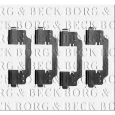 BBK1217 BORG & BECK Комплектующие, колодки дискового тормоза