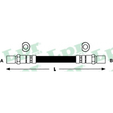 6T46166 LPR Тормозной шланг