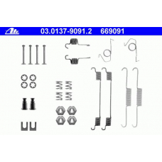 03.0137-9091.2 ATE Комплектующие, тормозная колодка
