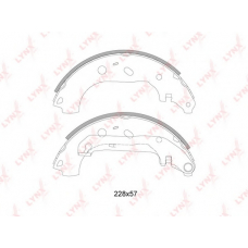 BS-3005 LYNX Колодки барабанные к-кт