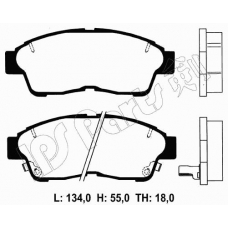 IBD-1261 IPS Parts Комплект тормозных колодок, дисковый тормоз