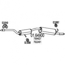 01.64900 MTS Глушитель выхлопных газов конечный