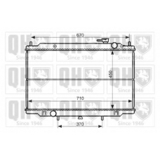 QER2455 QUINTON HAZELL Радиатор, охлаждение двигателя