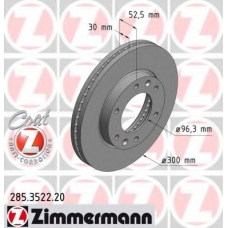 285.3522.20 ZIMMERMANN Тормозной диск