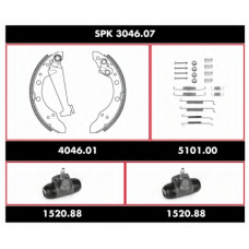 SPK 3046.07 ROADHOUSE Комплект тормозов, барабанный тормозной механизм