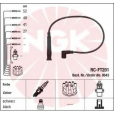 0643 NGK Комплект проводов зажигания