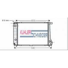1402101 KUHLER SCHNEIDER Радиатор, охлаждение двигател