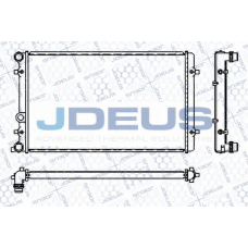 RA0010190 JDEUS Радиатор, охлаждение двигателя