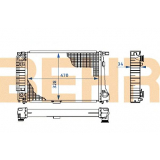 2108273 BEHR Радиатор е32  не закупать