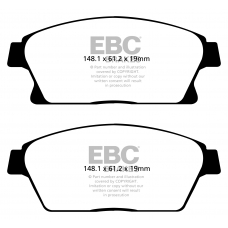 DPX2067 EBC Brakes Колодки тормозные