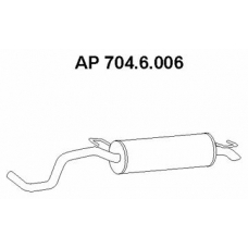 704.6.006 EBERSPACHER Глушитель выхлопных газов конечный