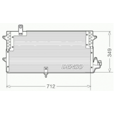 DCN32006 DENSO Конденсатор, кондиционер