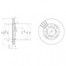 BG2685 DELPHI Тормозной диск