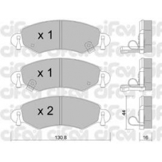 822-339-0 CIFAM Комплект тормозных колодок, дисковый тормоз