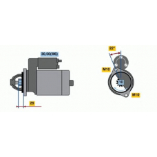 0 001 115 049 BOSCH Стартер