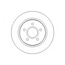 NBD1707 NATIONAL Тормозной диск
