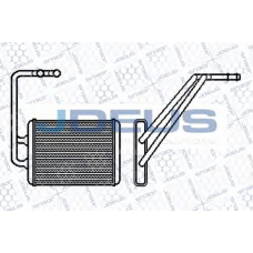 254M26 JDEUS Теплообменник, отопление салона