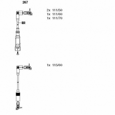 267 BREMI Комплект проводов зажигания