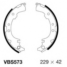 VBS573 MOTAQUIP Комплект тормозных колодок