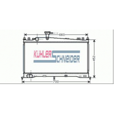 0200331 KUHLER SCHNEIDER Радиатор, охлаждение двигател