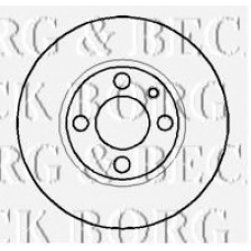 BBD5844S BORG & BECK Тормозной диск