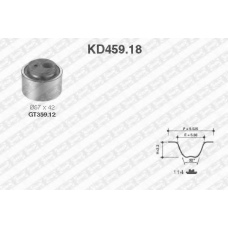 KD459.18 SNR Комплект ремня грм