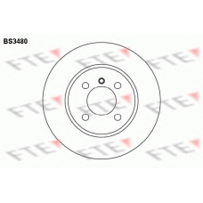 BS3480 FTE Тормозной диск