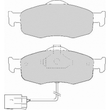 FD6475A NECTO Комплект тормозных колодок, дисковый тормоз