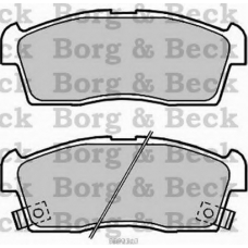 BBP2313 BORG & BECK Комплект тормозных колодок, дисковый тормоз