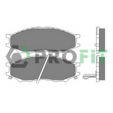5000-2024 PROFIT Комплект тормозных колодок, дисковый тормоз