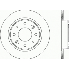 BDR1774.10 OPEN PARTS Тормозной диск