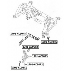 1701-XC90R3 ASVA Подвеска, рычаг независимой подвески колеса