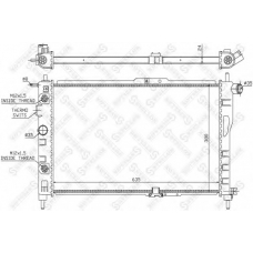 10-25325-SX STELLOX Радиатор, охлаждение двигателя