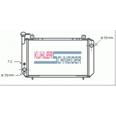 1611801 KUHLER SCHNEIDER Радиатор, охлаждение двигател