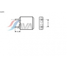 OL6094 AVA Теплообменник, отопление салона