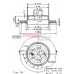 24932 METZGER Тормозной диск