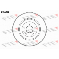 BS5516B FTE Тормозной диск