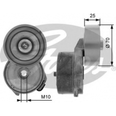 T38656 GATES Натяжитель ремня, клиновой зубча