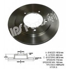 IBT-1809 IPS Parts Тормозной диск
