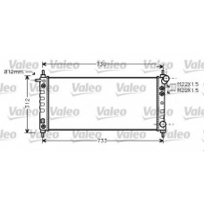 734387 VALEO Радиатор, охлаждение двигателя