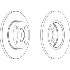 DDF048C-1 FERODO Тормозной диск