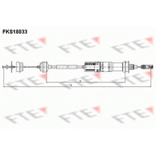 FKS18033 FTE Трос, управление сцеплением